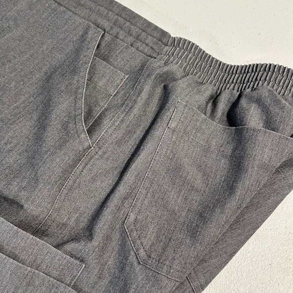 FIGS High Waisted Yola Skinny Scrub Pants Women's XS/P Graphite Gray TW2000P - Picture 11 of 16